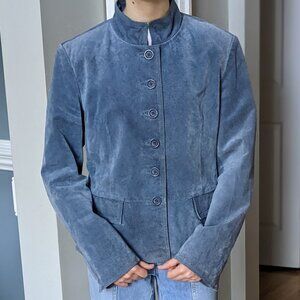 Vintage Chadwick's 100% Leather Blue Jacket